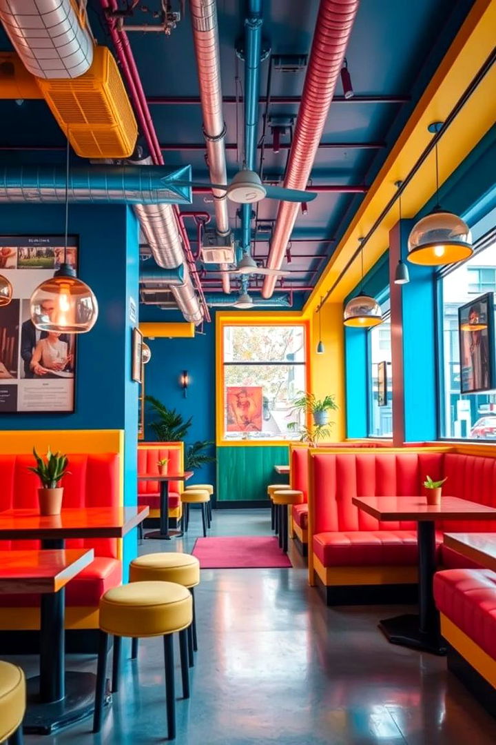 Bold Color Accents - 22 Metro Style Interior Design Ideas