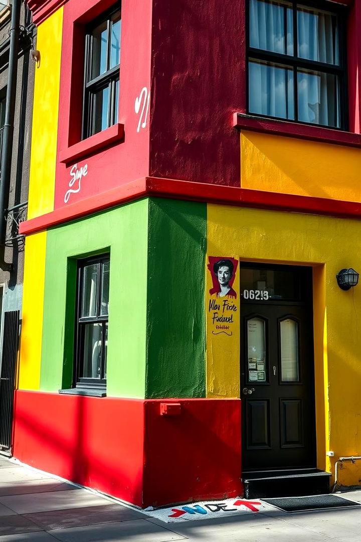 Bold Color Accents - 22 Barndominium Exterior Ideas