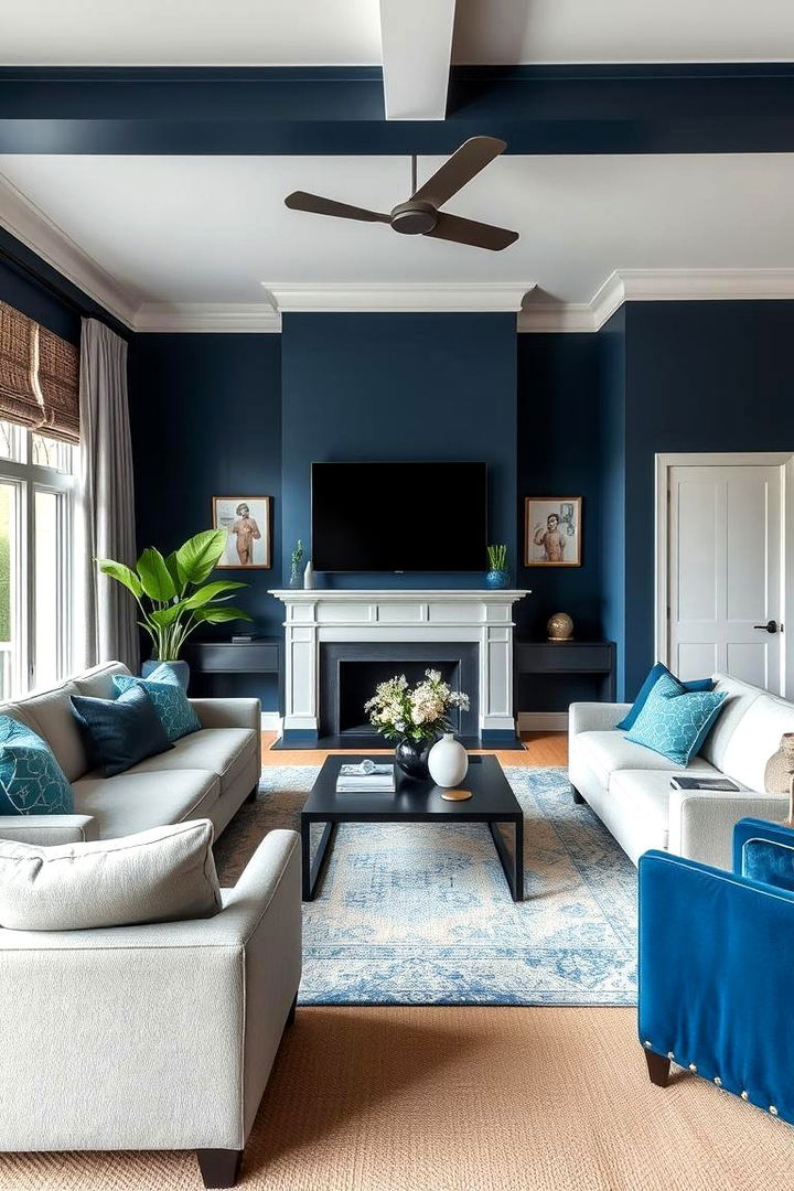 Bold Color Accents for Masculine Vibes - 22 Small Apartment Ideas for Guys