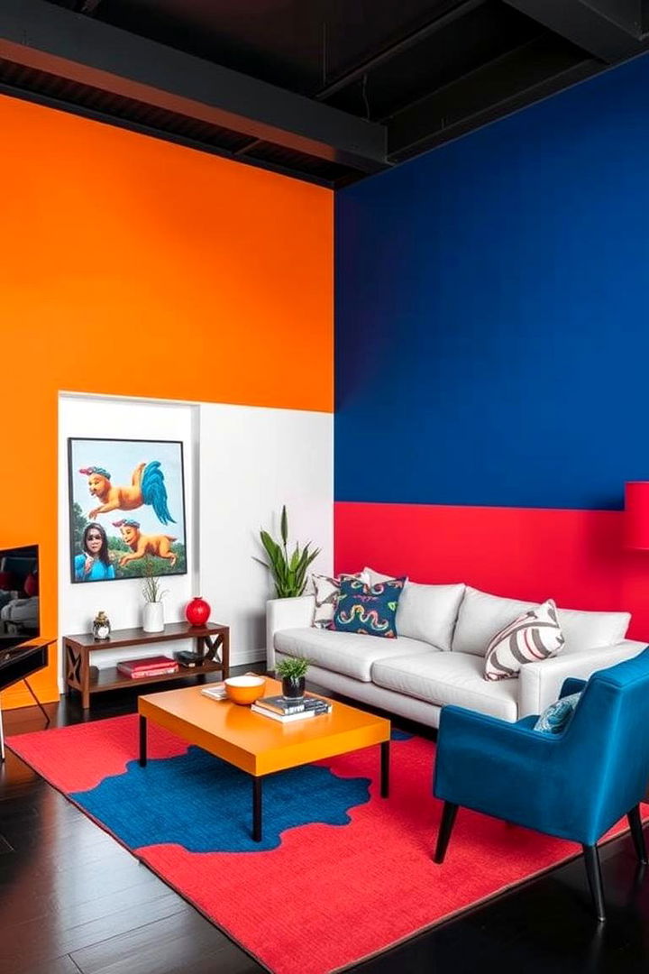 Bold Color Blocking - 22 1990s Interior Design Ideas