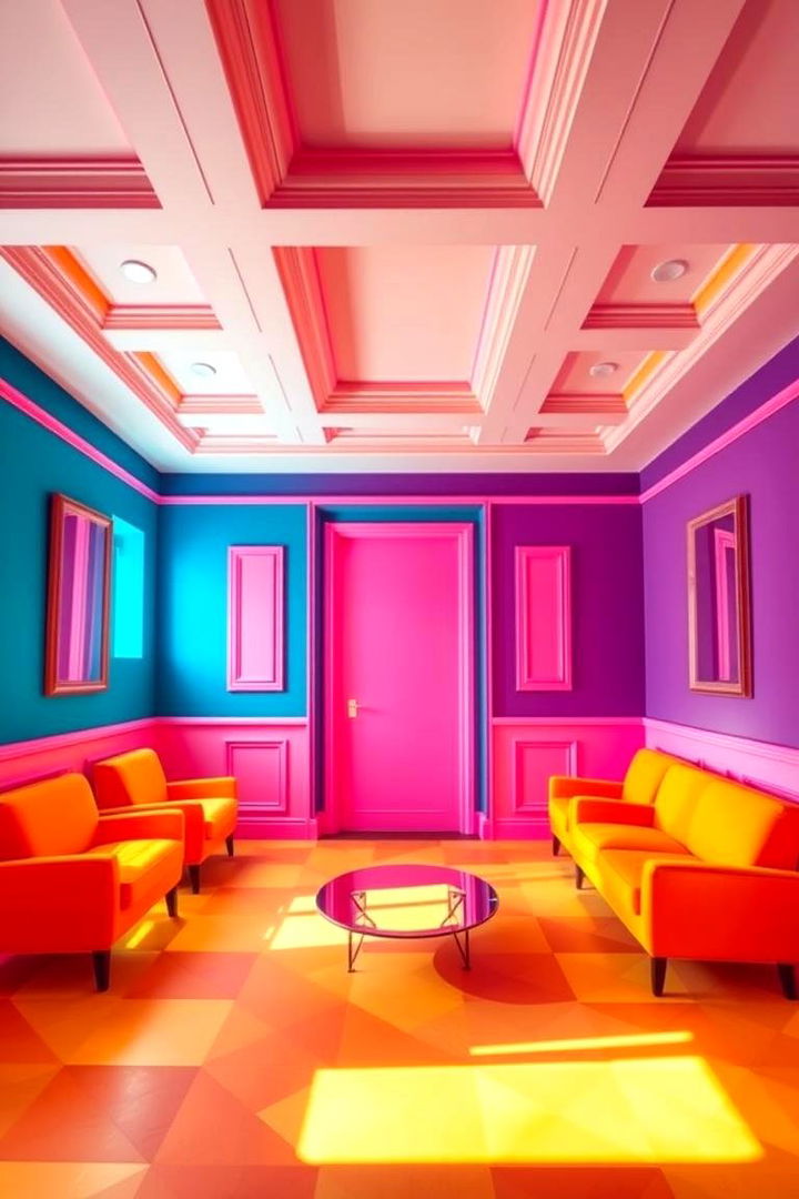 Bold Color Contrast Crown Molding - 22 Crown Molding Ideas