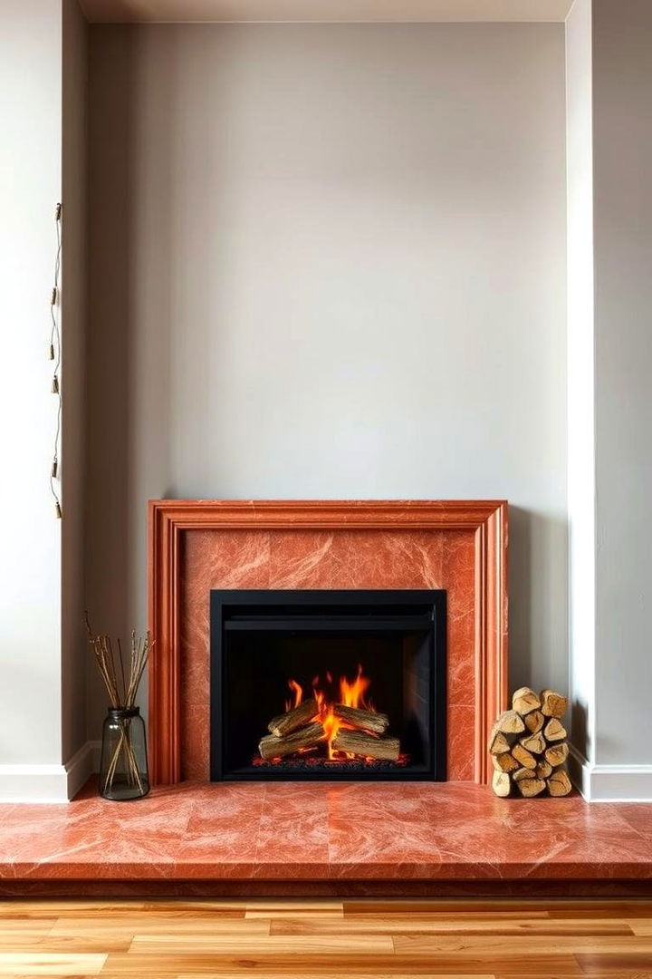 Bold Color Contrasts - 22 Mid-century Modern Fireplace Ideas