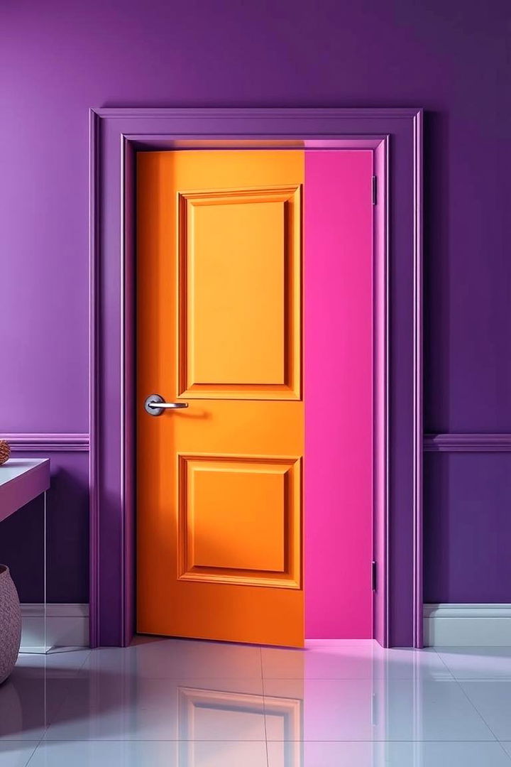 Bold Color Door - 22 Bedroom Door Decorating Ideas