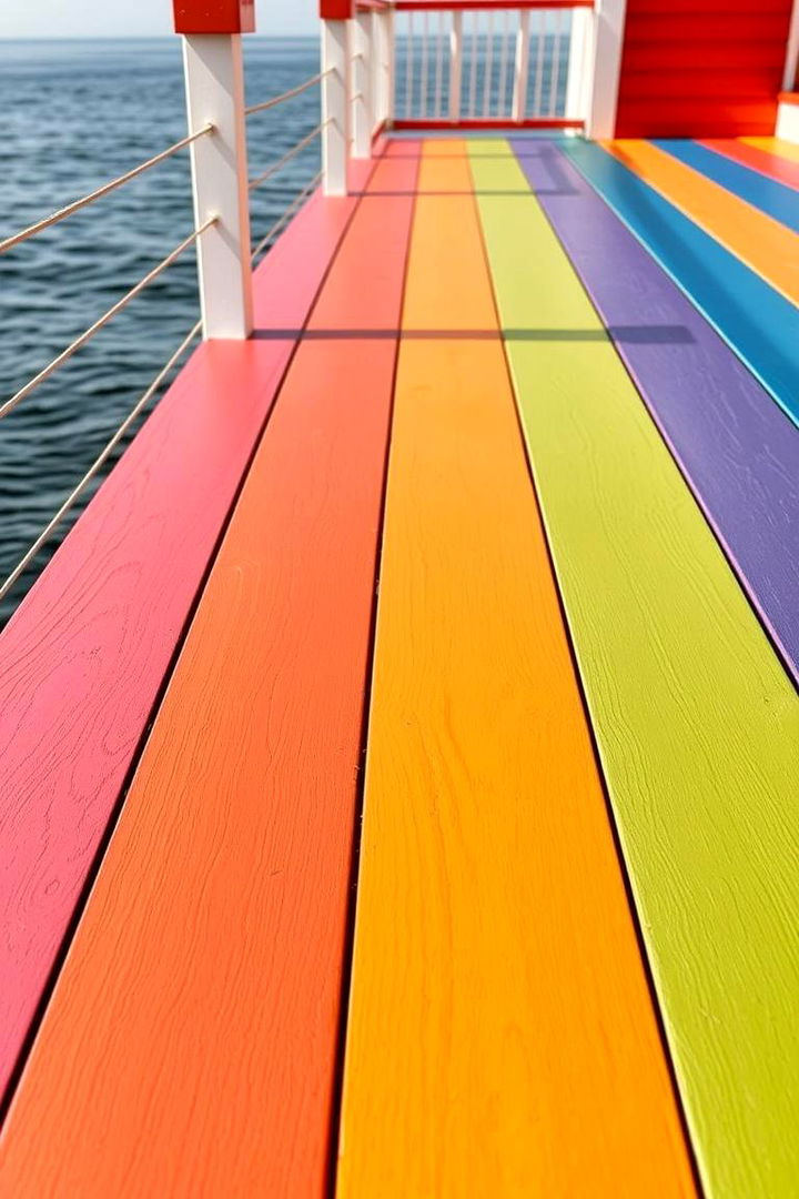 Bold Color Fascia - 22 Deck Fascia Ideas