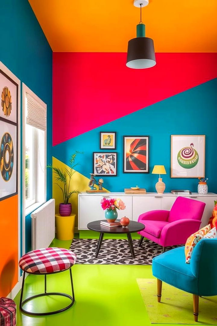 Bold Color Schemes - 22 Great Room Ideas