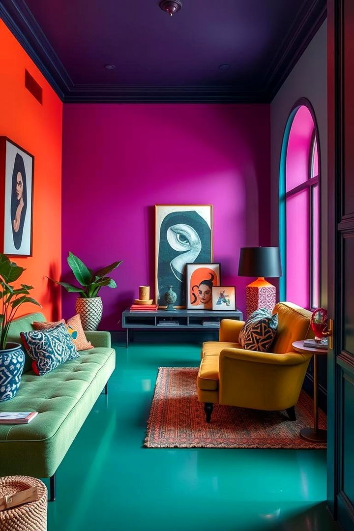 Bold Color Statements - 22 Indie Room Ideas