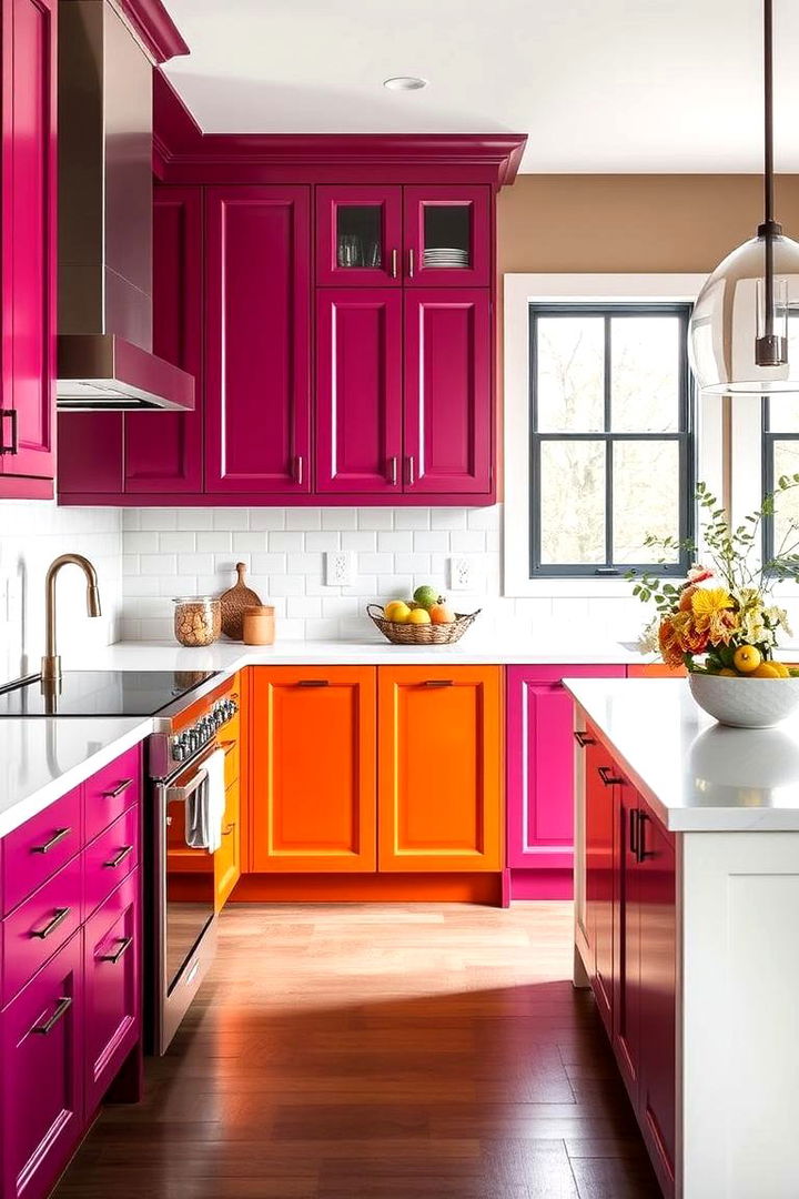 Bold Color Statements - 22 Kitchen Wainscoting Ideas