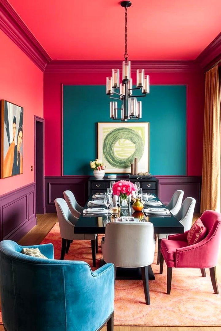 Bold Color Statements - 22 Dining Room Ideas