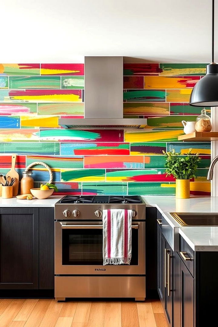 Bold Colored Shiplap - 22 Shiplap Backsplash Ideas for Your Kitchen