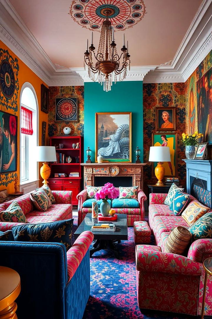 Bold Colors and Eclectic Patterns - 22 Bohemian Maximalist Decor Ideas