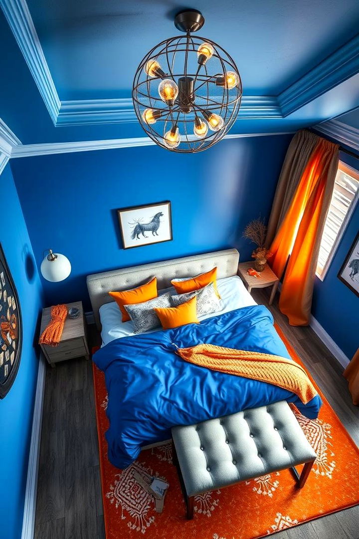 Bold Colour Combinations - 22 Royal Blue Bedroom Ideas