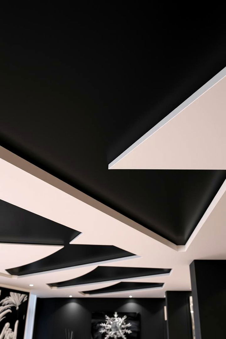 Bold Contrasting Finishes - 22 Basement Ceiling Ideas