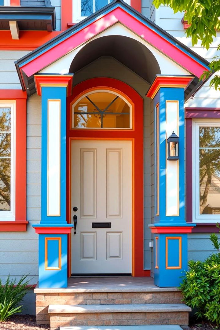 Bold Contrasting Trim Designs - 22 Exterior Window Trim Ideas