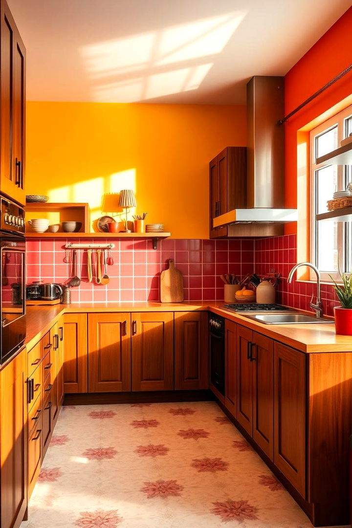 Bold Contrasts and Harmonies - 22 Brown Kitchen Cabinets Ideas