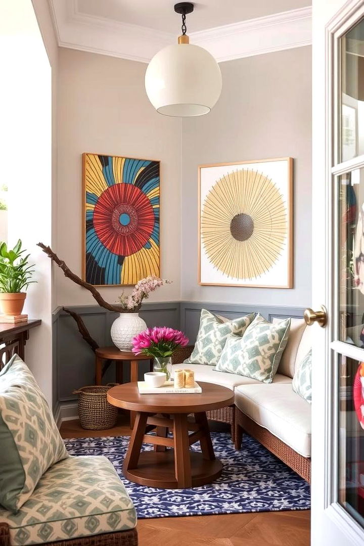 Bold Decorative Accents - 22 Grey and Cream Living Room Ideas