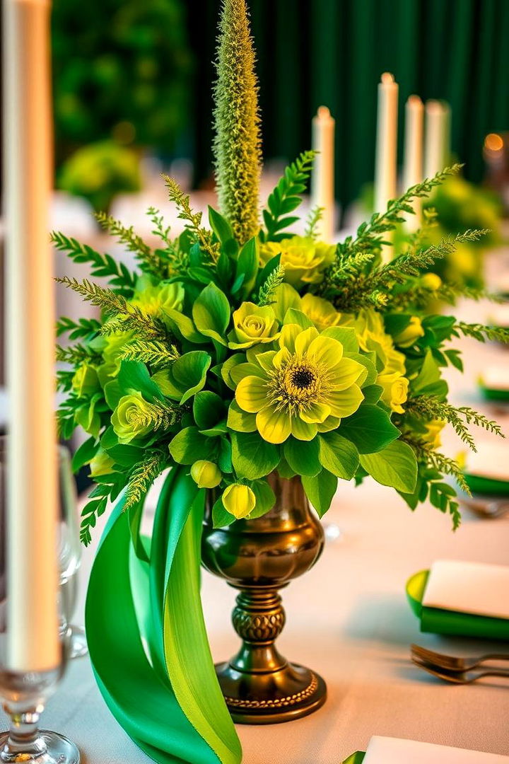 Bold Emerald Color Accents - 22 Emerald Green Wedding Ideas