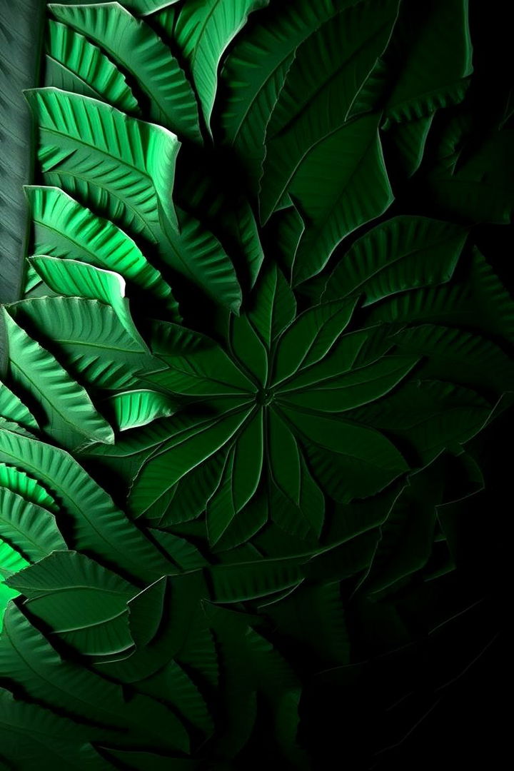 Bold Forest Contrast - 22 Green Ceiling Ideas