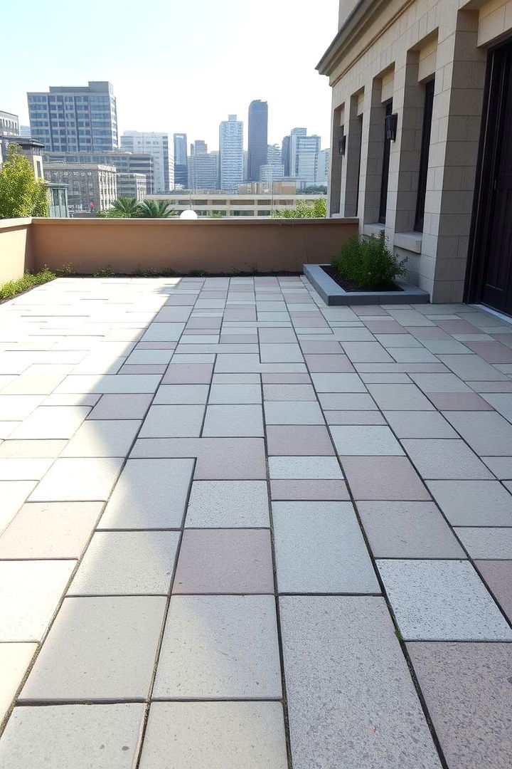 Bold Geometric Layouts - 22 Flagstone Patio Ideas