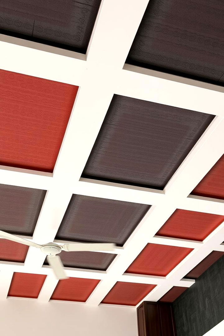 Bold Geometric Patterns - 22 Decorative Ceiling Beam Ideas