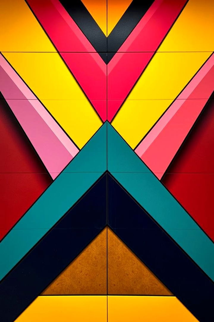 Bold Geometric Patterns - 22 Half Wall Paneling Ideas