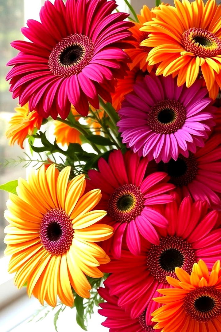 Bold Gerbera Design - 22 Flower Centerpiece Ideas