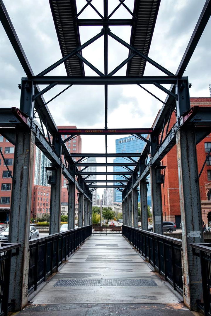 Bold Industrial Chic Walkways - 22 Covered Walkway Ideas