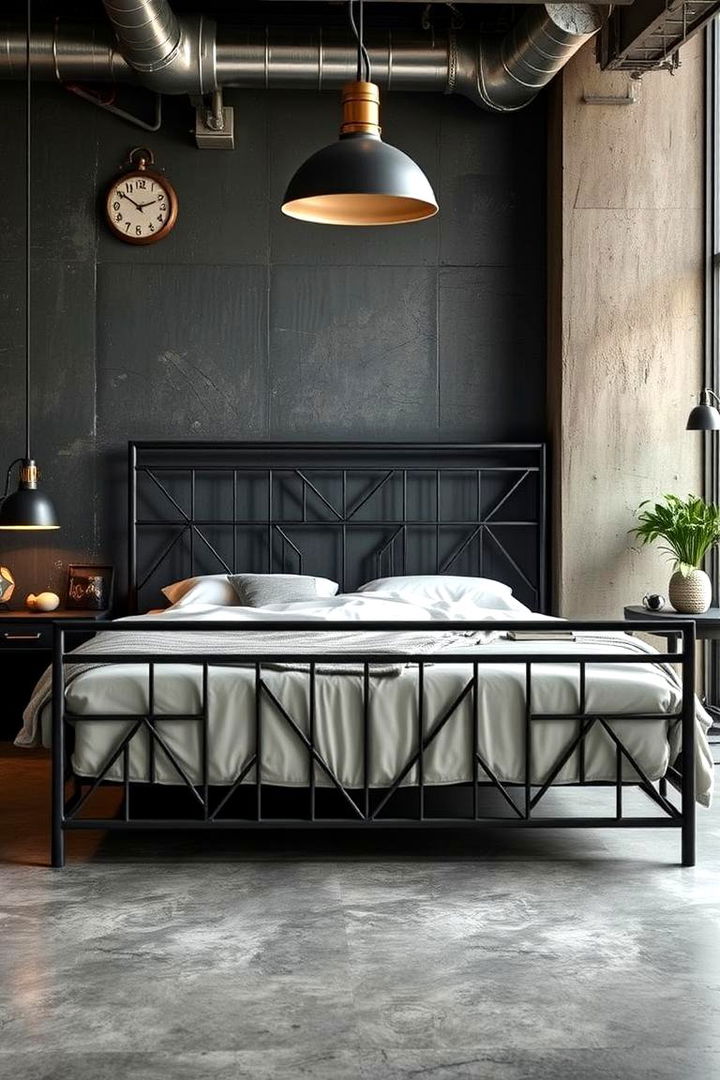 Bold Iron Statement Bed - 22 Unique Bed Design Ideas