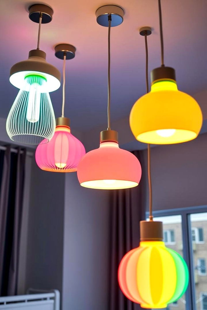 Bold Lighting Designs - 22 Rainbow Nursery Ideas