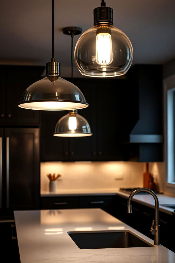 Bold Lighting Fixtures - 22 Summer Kitchen Ideas