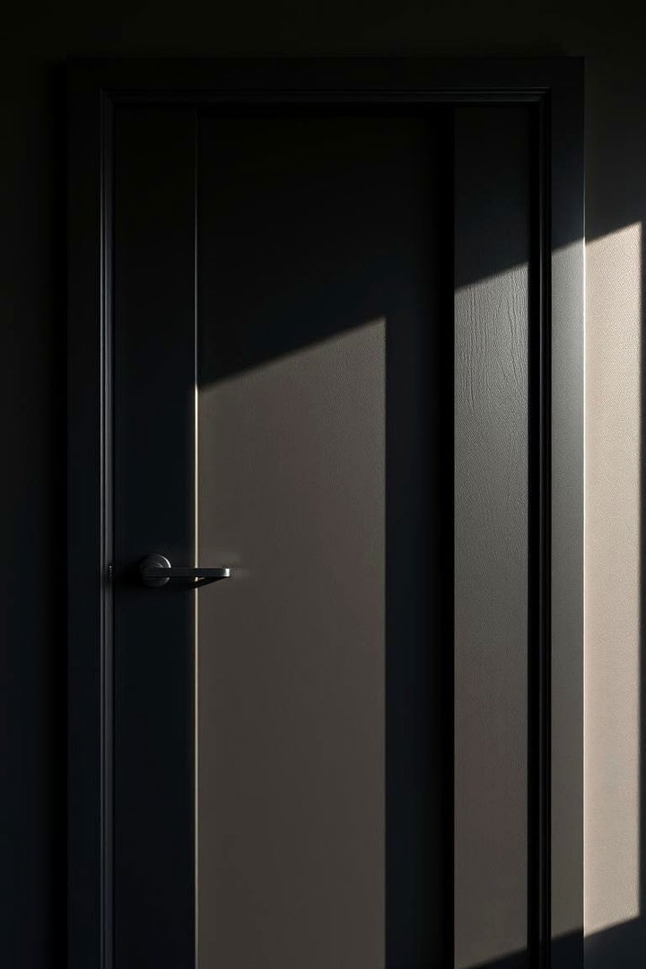 Bold Matte Finish - 22 Black Front Door Ideas