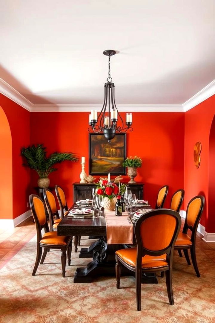 Bold Mediterranean Color Combinations - 22 spanish style dining room ideas