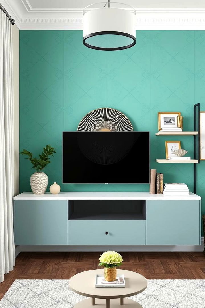 Bold Mint Accent Walls - 22 Mint Green Bathroom Ideas