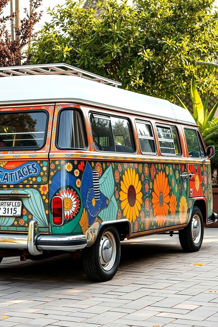 Bold Mosaic Vintage - 22 70s Van Art Ideas