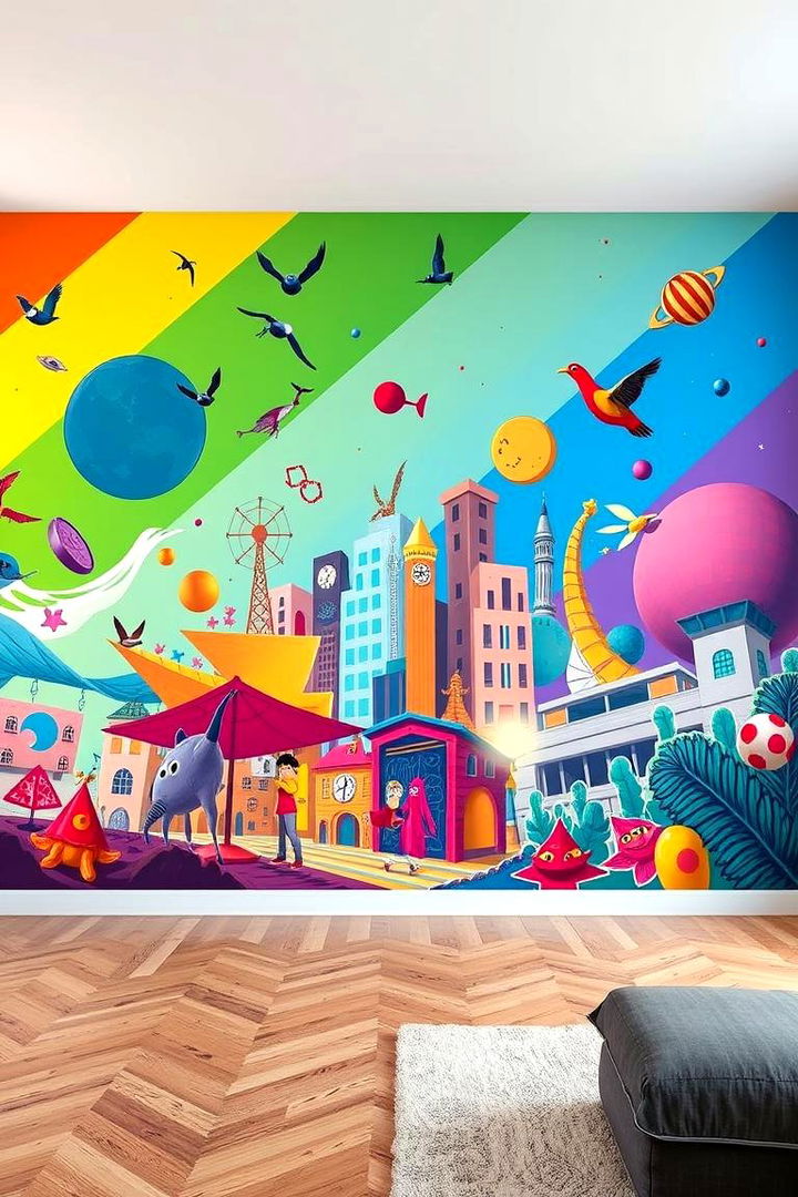 Bold Mural Magic - 22 Boys Room Paint Ideas