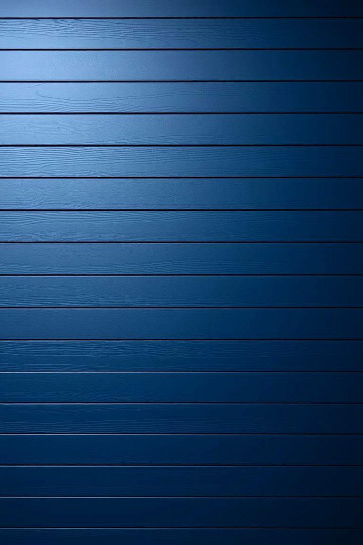Bold Navy Blue Shiplap Statement - Shiplap Accent Wall Ideas for Bold Interior Statements