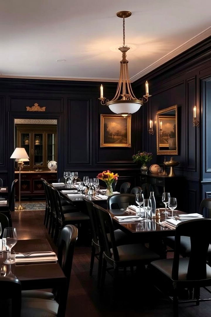 Bold Navy Traditions - 22 Blue Dining Room Ideas