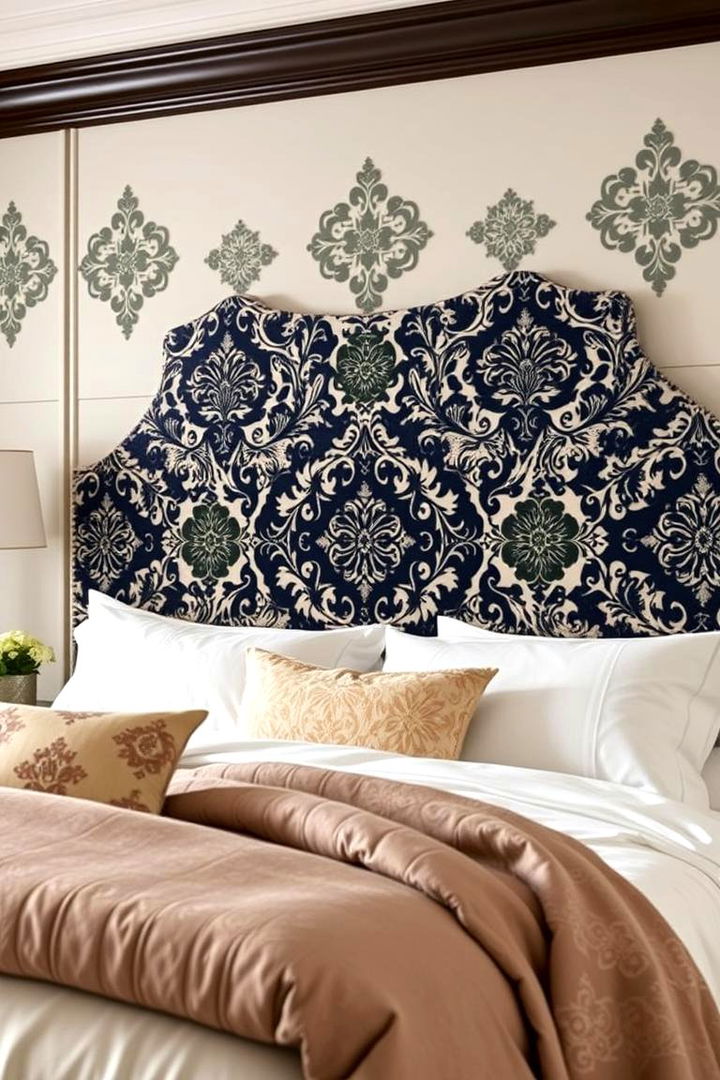 Bold Patterned Headboards - 22 Country Bedroom Ideas