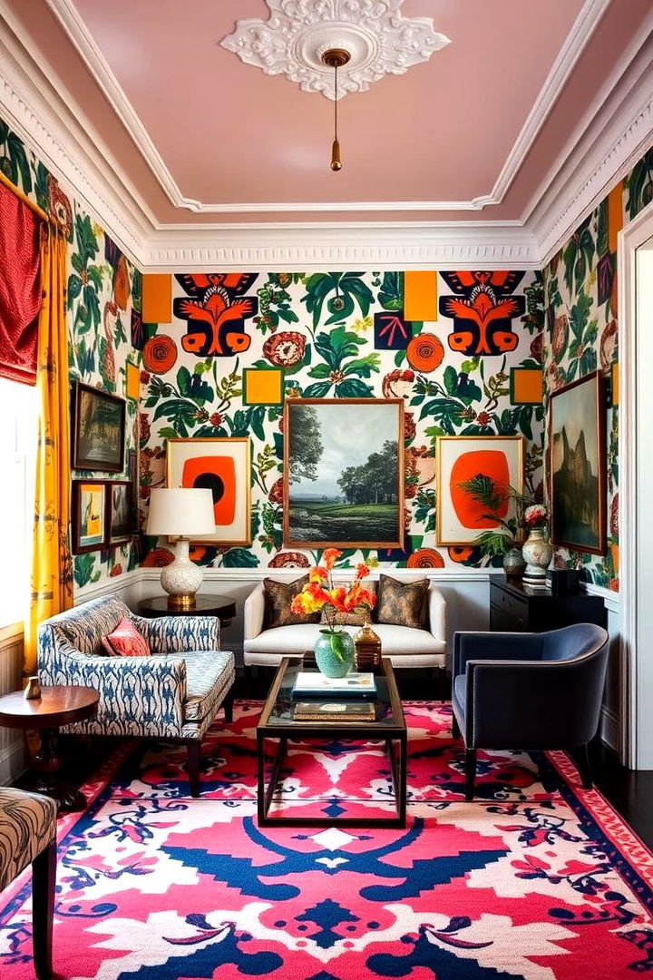 Bold Patterned Interiors - 22 Parlor Room Ideas