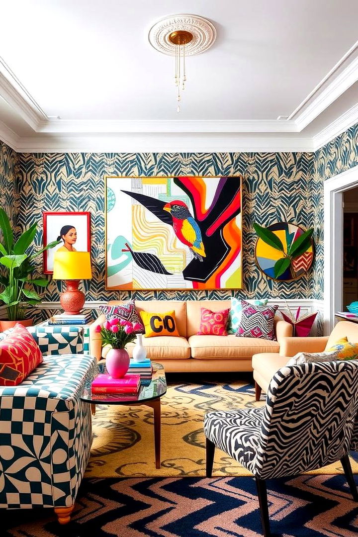 Bold Patterns and Color Contrasts - 22 Girl Room Ideas for 10-year-olds