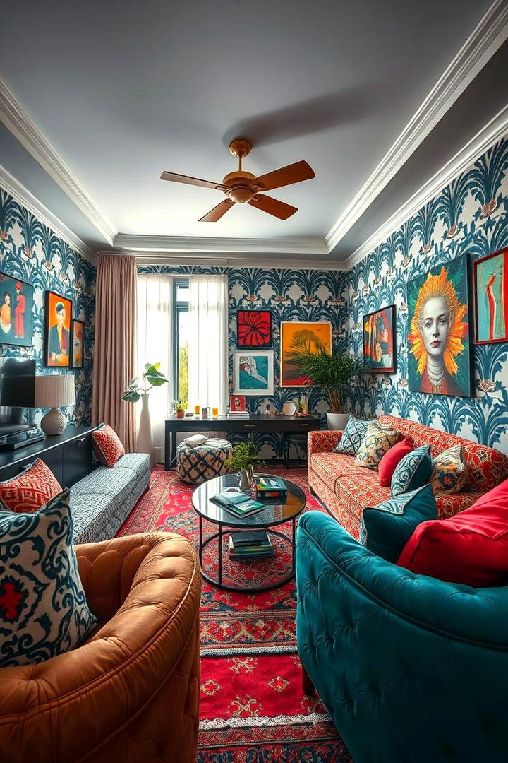 Bold Patterns and Dynamic Textures - 22 Moroccan Living Room Ideas