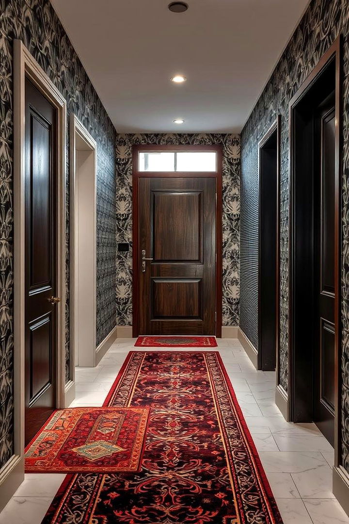 Bold Patterns and Textures - 22 Entryway Ideas