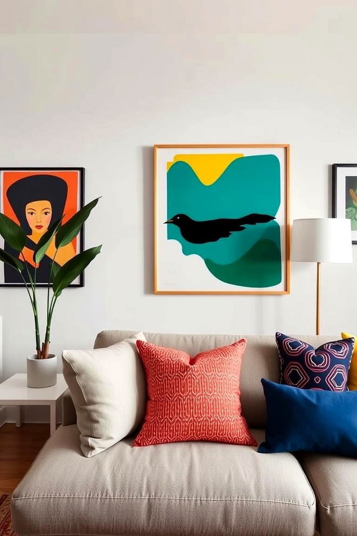 Bold Pops of Color - 22 Minimalist Apartment Ideas