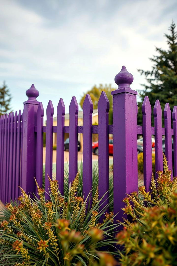 Bold Purple for Creative Expression - 22 Fence Paint Colours