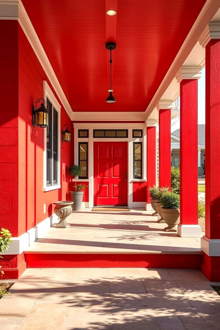 Bold Red - 22 Porch Paint Colors