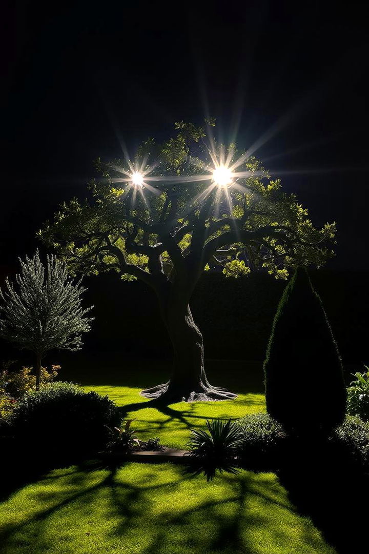 Bold Spotlights - 22 Garden Lighting Ideas