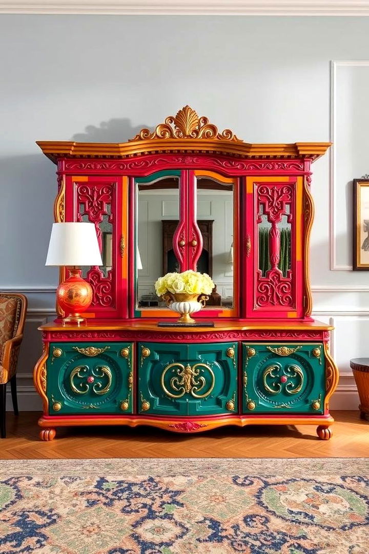 Bold Statement Furniture - 22 Boho Nursery Ideas