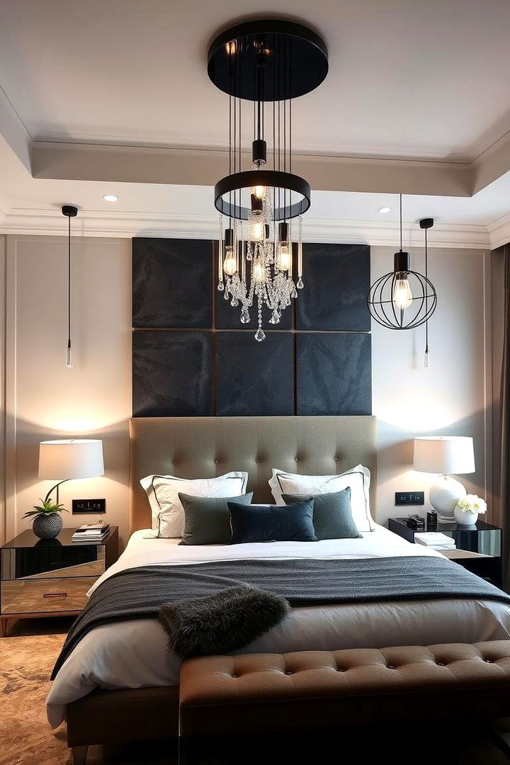 Bold Statement Lighting and Fixtures - 22 Pottery Barn Bedroom Ideas