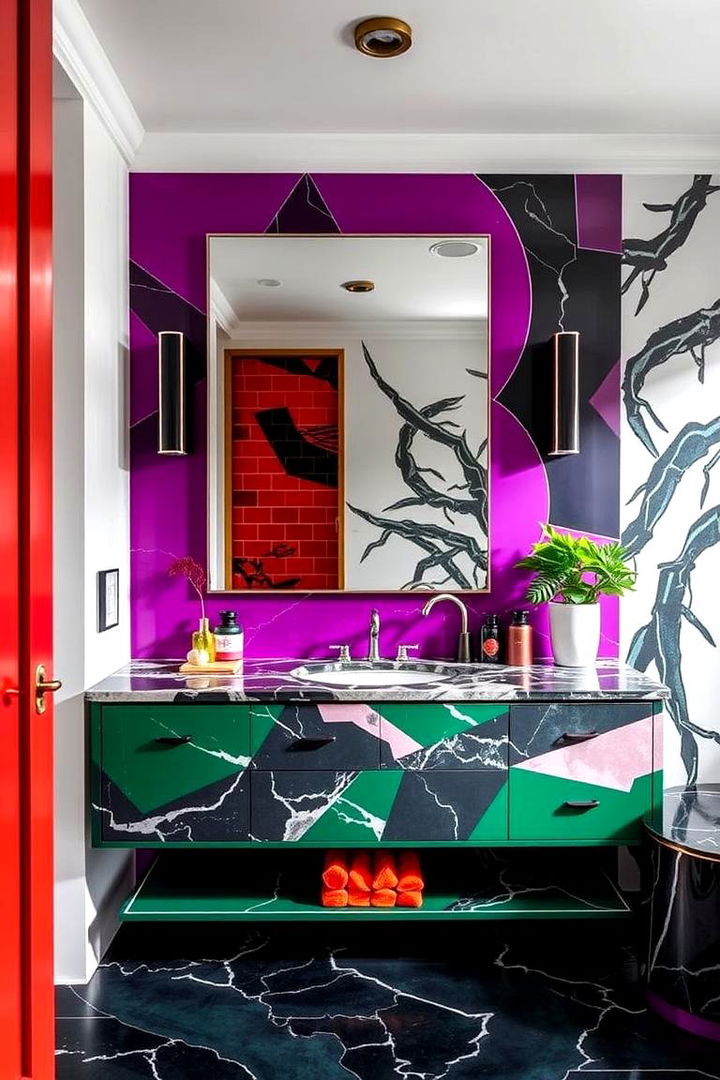 Bold Statement Vanity - 22 Bedroom Vanity Ideas