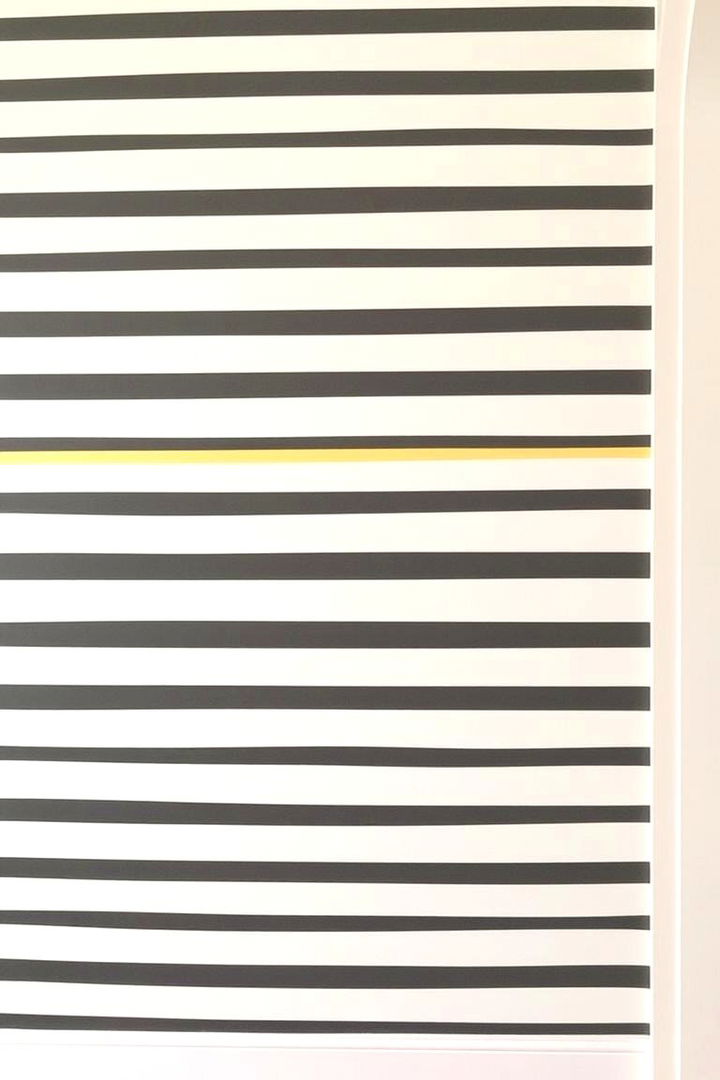 Bold Striped Accent Wall - 22 Bedroom Accent Wall Ideas