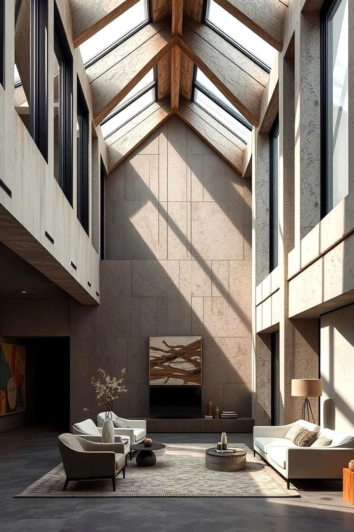 Bold Structural Lines - 22 Brutalist Interior Design Ideas